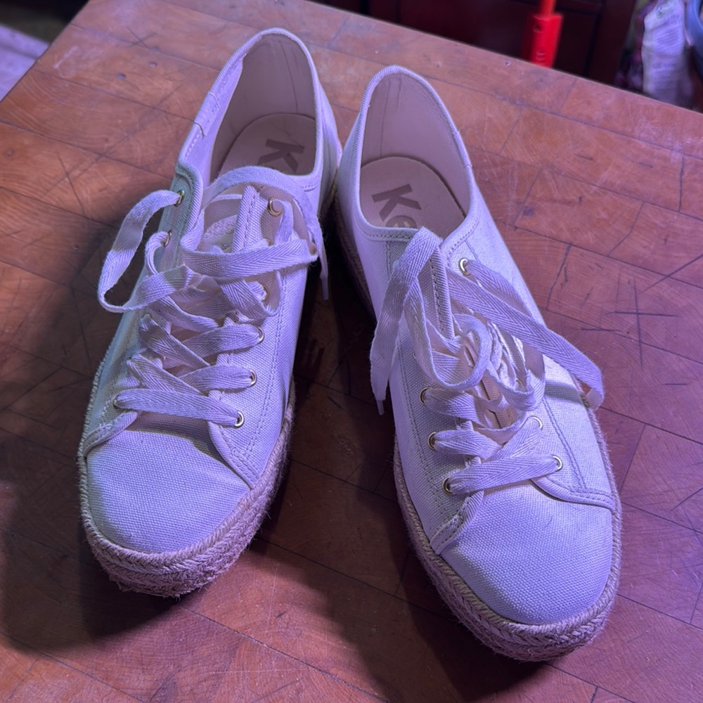 Keds White Canvas Sneakers Timeless Design